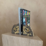 Natural Stone Geode Bookends