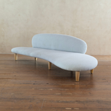 Freeform Sofa by Isamu Noguchi, Wood and Fabric, Vitra Germany 2002