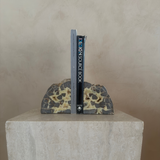 Natural Stone Geode Bookends