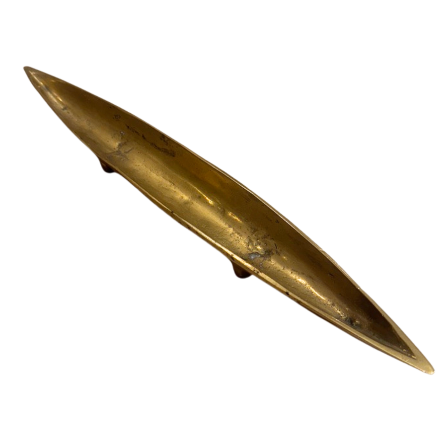 Solid Brass Decorative Footed Catch All
