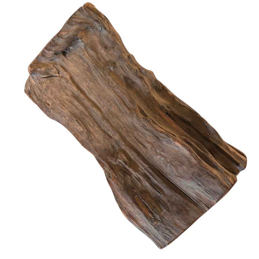 Weathered Hardwood Burl Form