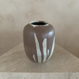 Taupe and Cream Drip Vessels