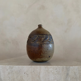 Carved Rounded Studio Bud Vase