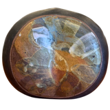 Heart Shaped Studio Vessel with Glazed Inlay