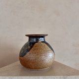 Deep Sea Blue Studio Pottery Vessel