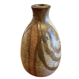 Studio Bud Vase with Swirl Glaze