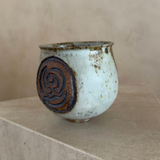 Ceramic Vessel with Spiral Medallion