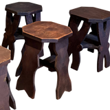 Hand Carved Masonic Stools