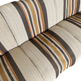 Sunset Stripe Modular Chairs in Textured Herringbone