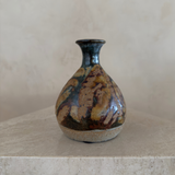 Multi-Tone Studio Pottery Bottle Vase