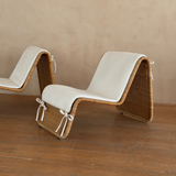 Pair of Tito Agnoli P3 Rattan Lounge Chairs for Bonacina, 1960