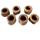 Set of 6 Speckled Ceramic Napkin Holders