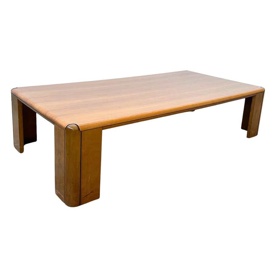 Rounded Edge Teak Coffee Table