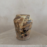 Earth Toned Mottled Vessel