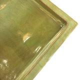 Moss Green Glazed Ceramic Tray