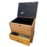 Vintage Handmade Pine Storage Box