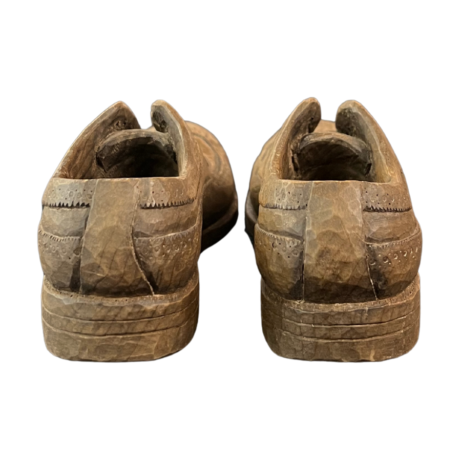 Pair of Miniature Wooden Shoes