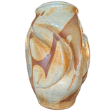 Large Sand and Rust Glaze Studio Ceramic Vase