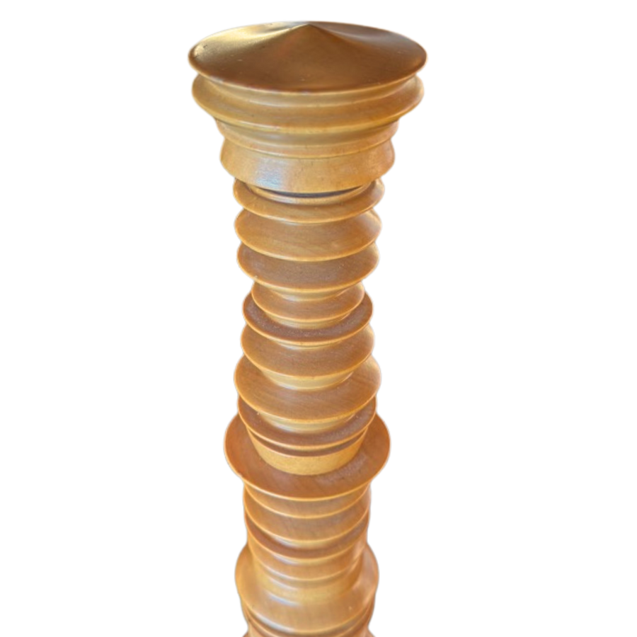 Turned Beech Pepper Mill