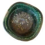Dark Green Studio Pottery Bowl