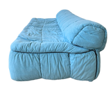 Light Blue ‘Strips’ Sofa by Cini Boeri for Arflex, 1970s