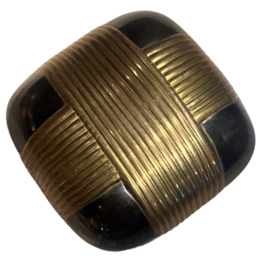 Ribbed Mixed Metal Box