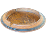 Studio Ceramic Ashtray with Rustic Glaze