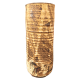 Textured Tan Ceramic Vase