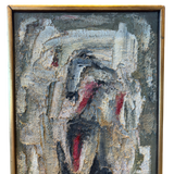 Vintage Textured Abstract Painting