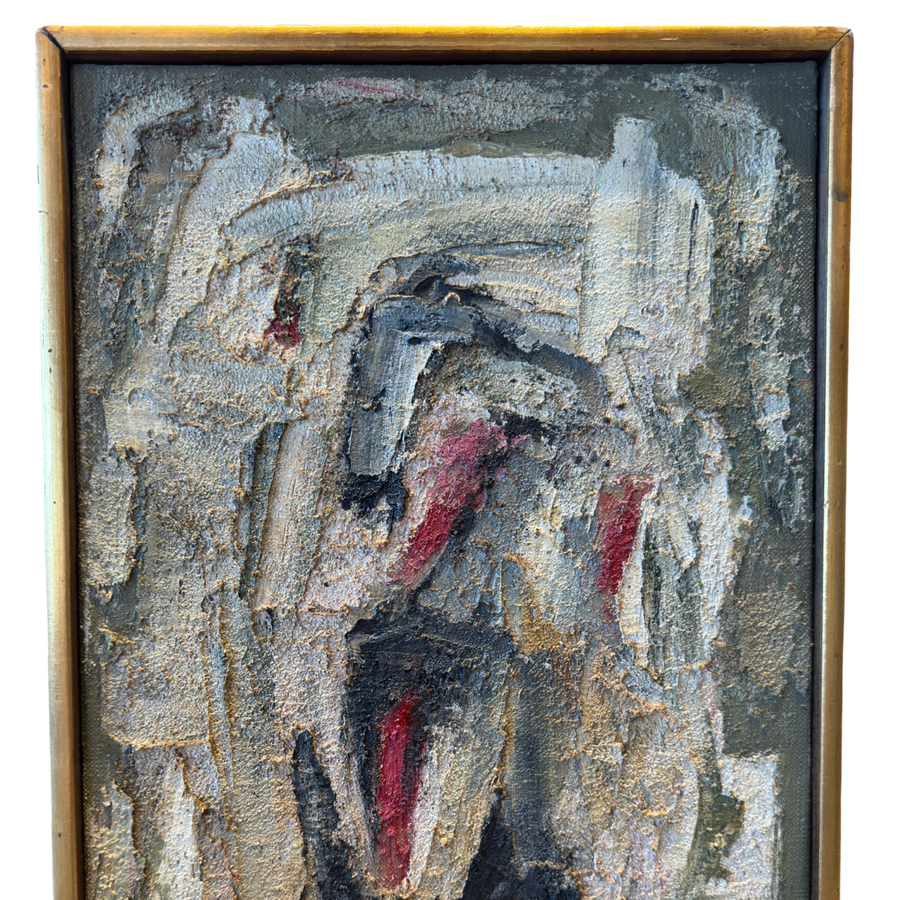Vintage Textured Abstract Painting
