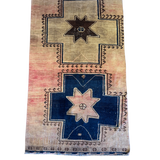 Vintage Anatolian Kilim Rug with Indigo Accents