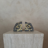 Natural Stone Geode Bookends