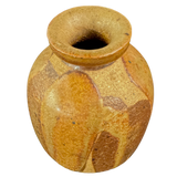 Multi Tone Studio Ceramic Vessel with Brown Accents