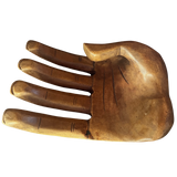 Large Wooden Hand Object