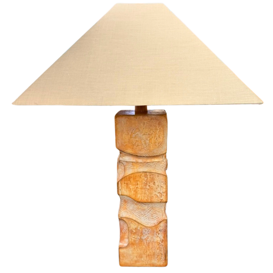 Handmade Brutalist Ceramic Table Lamp
