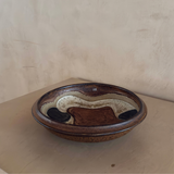 Sculptural Studio Pottery Bowl