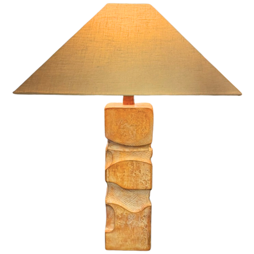 Handmade Brutalist Ceramic Table Lamp