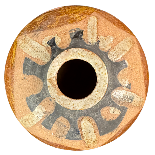 Abstract Design Stoneware Vessel