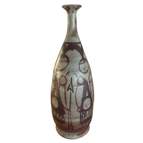 Large Painted Figure Vessel
