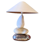 Vintage Multi Texture Pebble Table Lamp by Francois Chatain