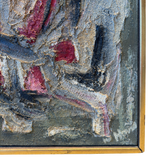 Vintage Textured Abstract Painting