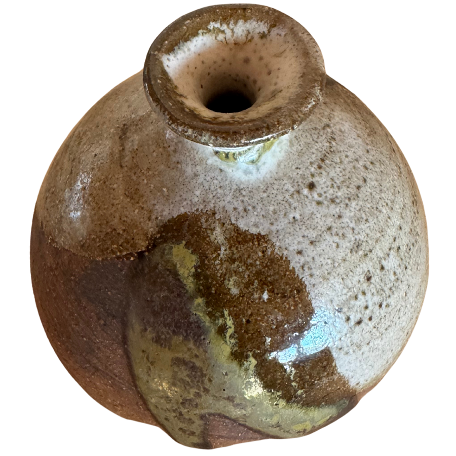 Glazed Stone Bud Vase