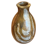 Studio Bud Vase with Swirl Glaze