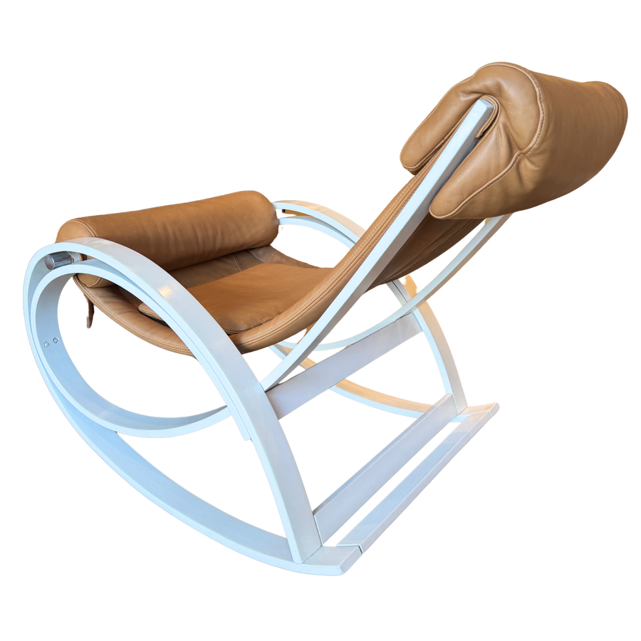 Sgarsul Rocking Armchair by Gae Aulenti for Poltronova, 1960s