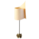 Nautilus Shell Table Lamp with Sculptural Shade