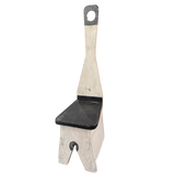 Miniature Black and White Rustic Work Stool