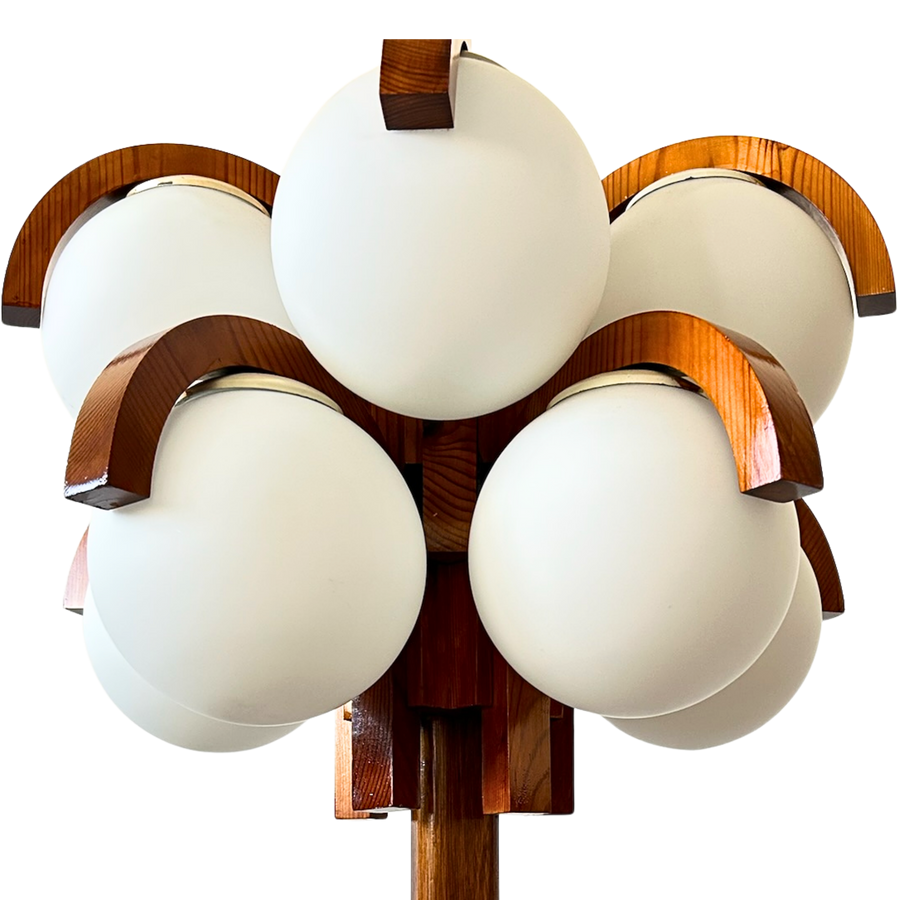 Italian Globe Cluster Floor Lamp, 1970s