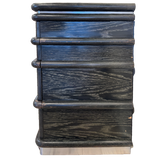 7 Drawer Ebony Oak Dresser by Jay Spectre for Century, 1980s