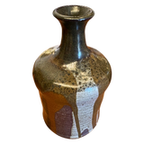 Striped Earth Toned Studio Vase