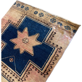Vintage Anatolian Kilim Rug with Indigo Accents